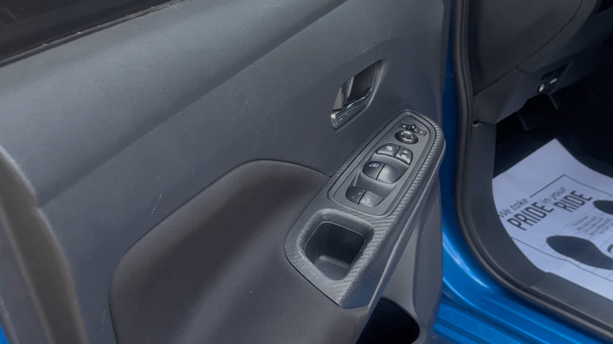 Door panel and interior after a full detail — dust and grime removed